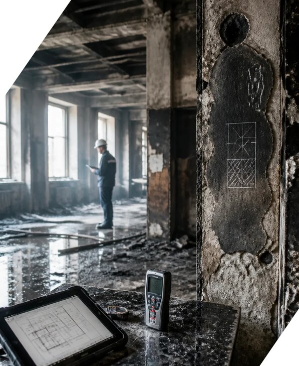 Обследование зданий после пожара в Йошкаре-Ола от 15339 р. | ЭкспертизаРоссия