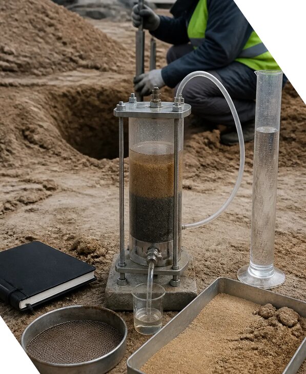Определение коэффициента фильтрации грунта в Йошкаре-Ола