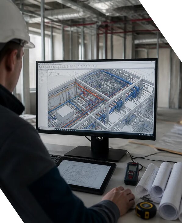 Создание BIM модели инженерных сетей для объектов в Йошкаре-Ола